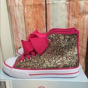 Jojo Siwa high tops sparkle size 2 1/2 girls